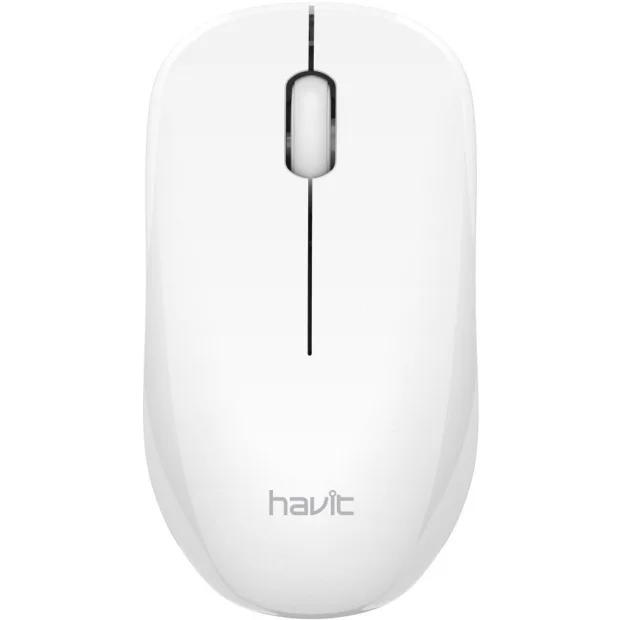 Мышь Havit MS66GT (белый/голубой)